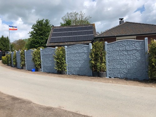 Gartenzaune betonzaun aus - betonzaun,