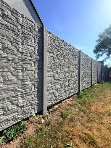 33m betonzaun 00m inkl - 33m,