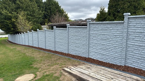 20lfm betonzaun inkl - betonzaun,