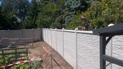 Betonzaun aus polen inkl - aus,
